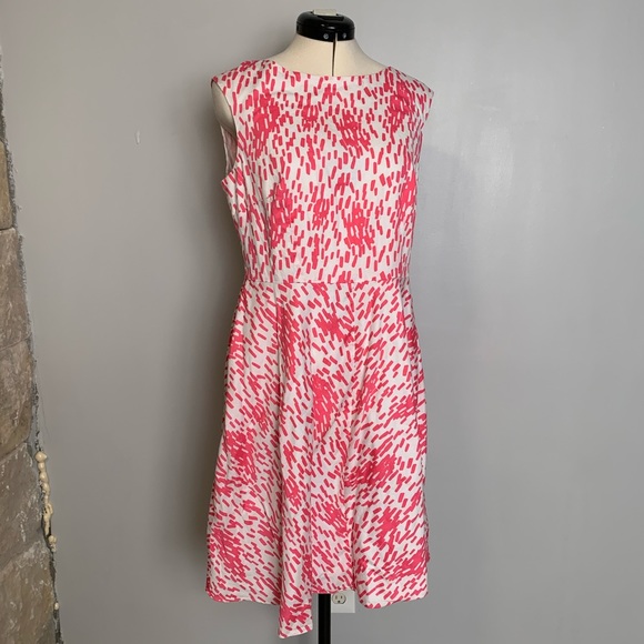 Boden Dresses & Skirts - Boden Pink/White Sprinkle Pattern Dress, Sz 8